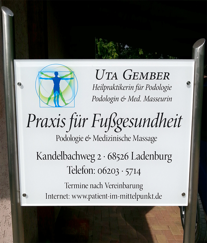 Praxisschild